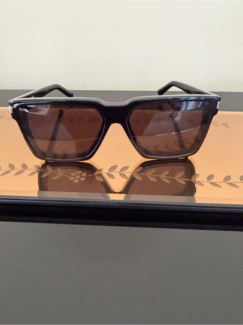 Saint Laurent Black Frame Sunglasses